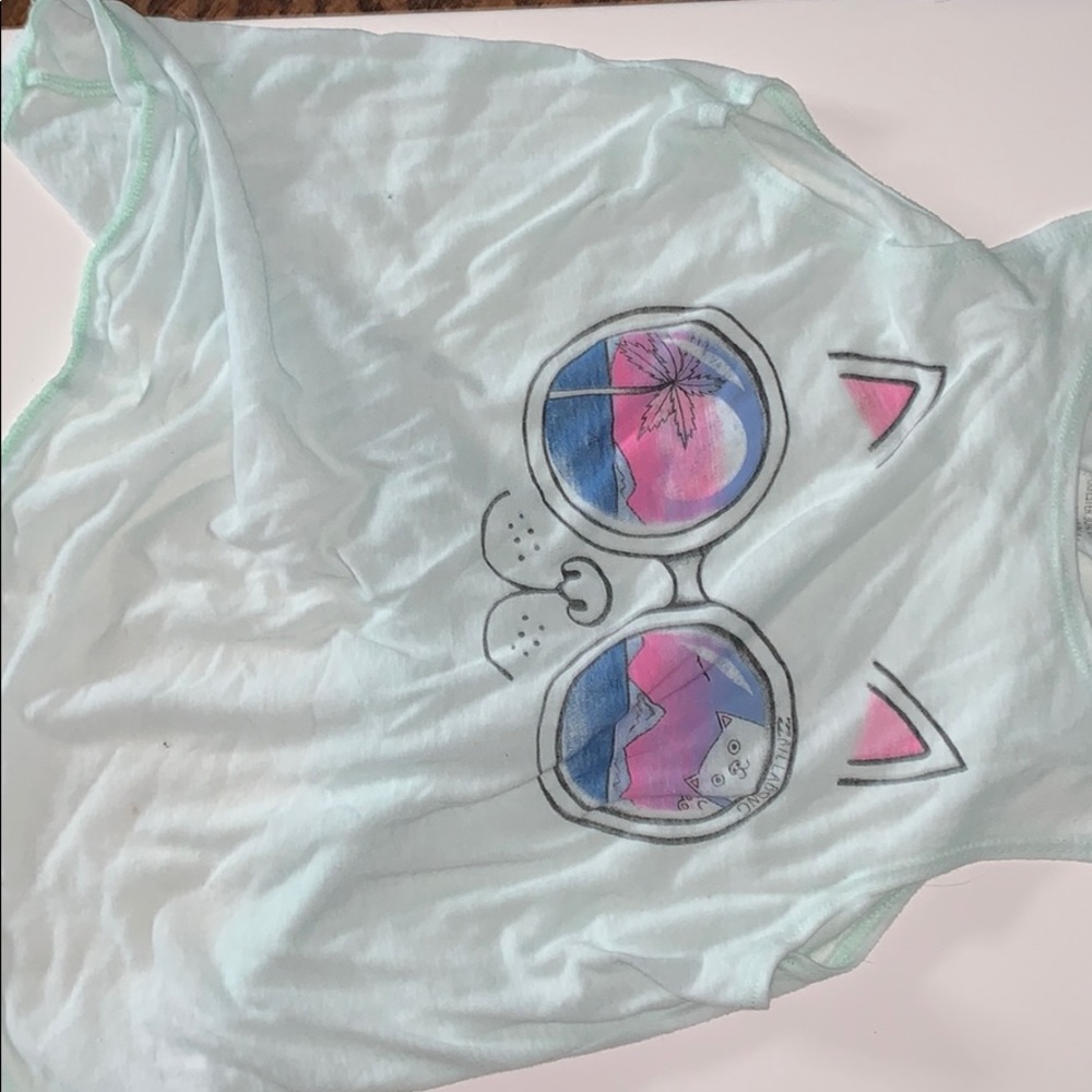 Green/blue billabong kids shirt